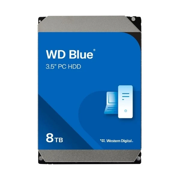 Disco Duro HDD WD Blue 8TB 5640 RPM SATA III 6Gb/s 128MB caché CMR 3.5"