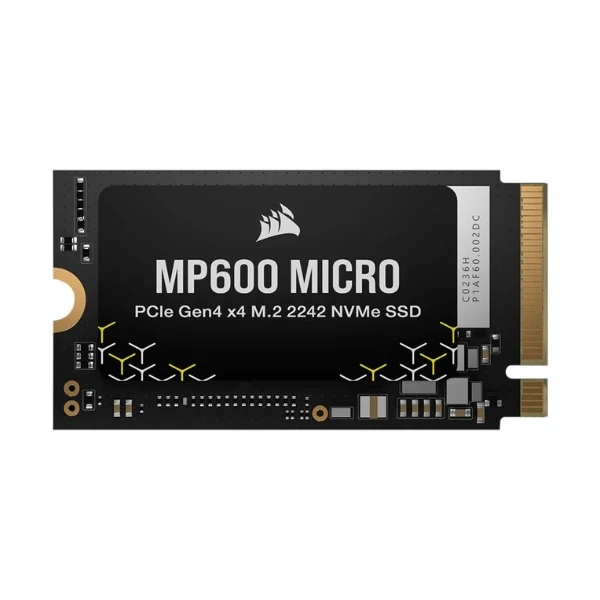 Disco Duro SSD Corsair MP600 MICRO 2TB 3D TLC NAND PCIe Gen 4 x4 NVMe M.2 2242