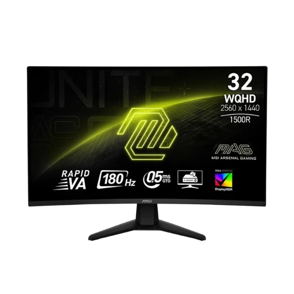 Monitor MSI MAG 32CQ6F - 31,5" Curvo 2K WQHD - (2560 x 1440) VA - 180 Hz