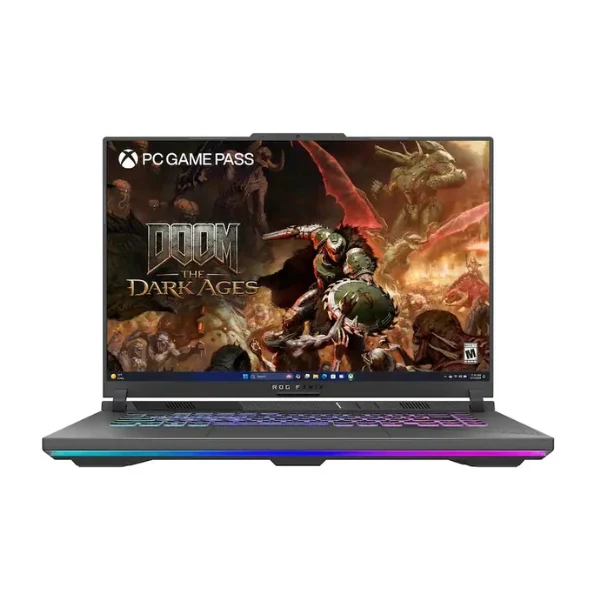 Laptop ASUS ROG Strix G16 AMD Ryzen 9 8940HX (2.4GHz) 64GB RAM 4TB SSD 16" NVIDIA GeForce RTX 5070 Ti Win 11 Home - Gray