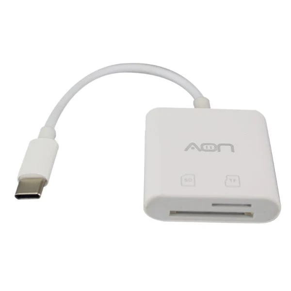 Adaptador AON USB-C a Micro SD y SD Card 2 en 1 AO-AD-1016