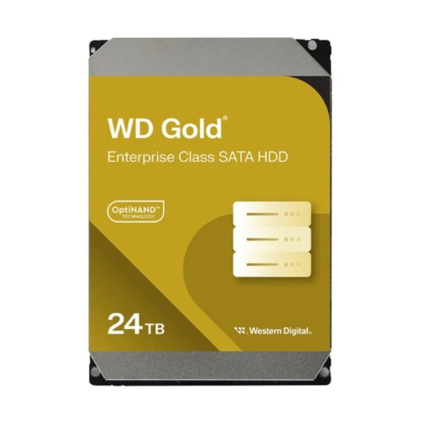 Disco Duro HDD WD Gold 24TB 7200 RPM SATA III 6Gb/s 512MB caché Internal CMR Enterprise 3.5"