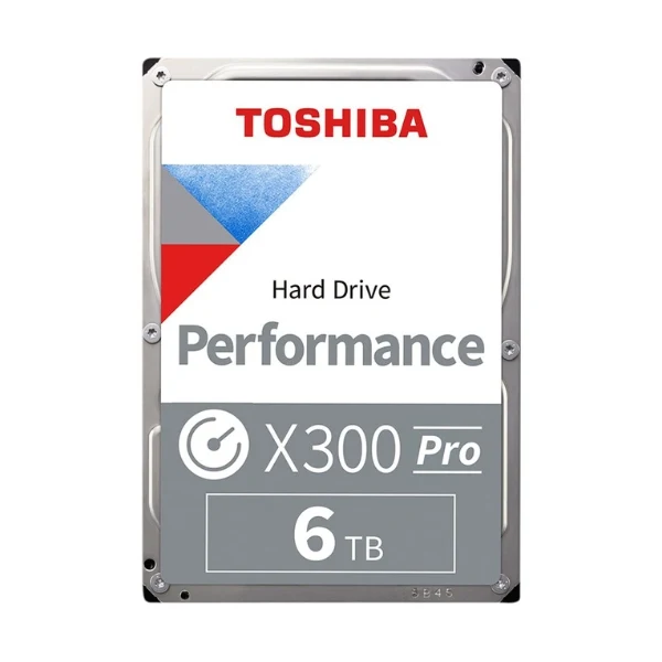 Disco Duro HDD Toshiba X300 PRO 6TB 7200 RPM SATA III 6Gb/s 512MB caché Internal CMR 3.5"