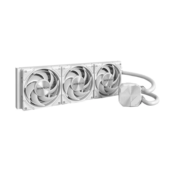 Enfriador Líquido Montech HyperFlow Silent 360mm All in One – Blanco