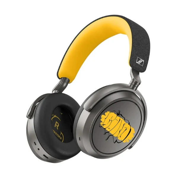 Audífonos Sennheiser MOMENTUM 4 Wireless Bluetooth Over Ear Headphones (80th Anniversary) - Gray/Yellow