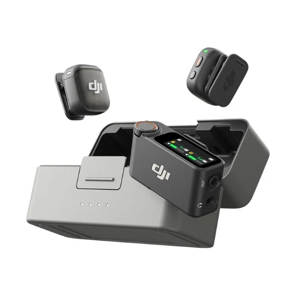 Micrófono DJI Mic 3 – Sistema inalámbrico para 2 personas con transmisores y receptor
