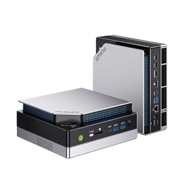 Mini PC GMKtec EVO X2 AMD Ryzen AI Max+ 395 64 GB RAM 1 TB SSD EVO X2 WiFi 7 HDMI DisplayPort GPU 40 Cores AI 50 TOPS
