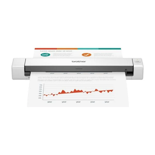 Escáner Portátil Brother - 600 x 600 dpi - 16 ppm - USB 3.0 - Alimentado por USB - DS640