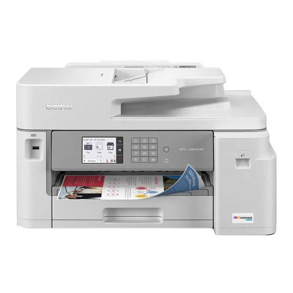 Impresora Brother INKvestment Tank Multifuncional Inyección de Tinta Color - 30 ppm - 4800 x 1200 dpi - Dúplex - Wi-Fi - MFCJ5855DW