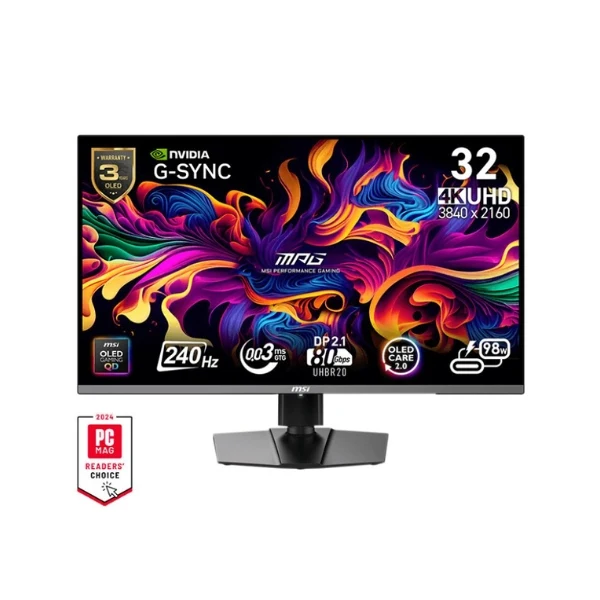 Monitor MSI MPG 322URX - 31,5" 4K UHD - (3840 x 2160) QD-OLED - 240 Hz