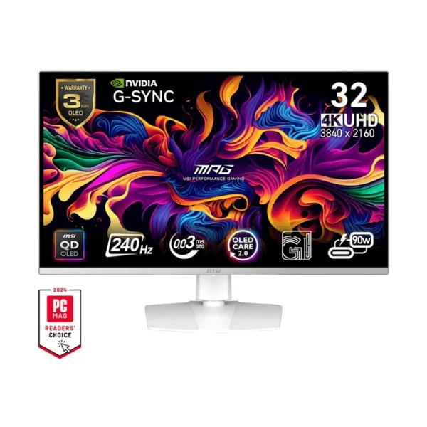 Monitor MSI MPG 321URXW QD-OLED - 31,5" 4K UHD - (3840 x 2160) QD-OLED - 240 Hz