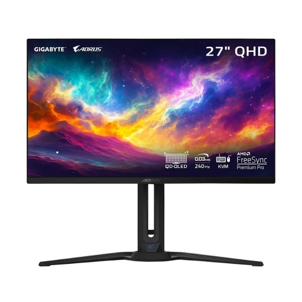 Monitor GIGABYTE AORUS FO27Q3 - 26,5" 2K WQHD - (2560 x 1440) QD-OLED - 360 Hz