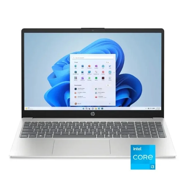 Laptop HP 15.6" HD Touch - Intel Core i3-1315U - 256GB SSD - 8GB RAM - Windows 11 - Natural Silver - 15-FD0123DX