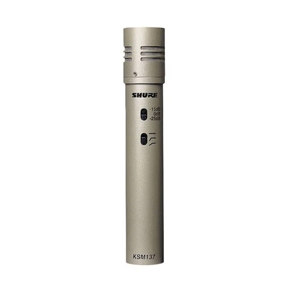 Micrófono cardioide Shure KSM137/SL – Dorado
