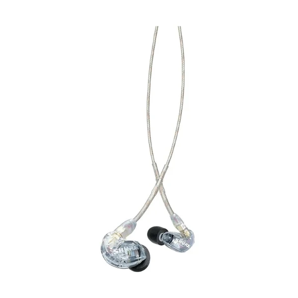 Audífonos in-ear Shure SE215 Pro monitores con aislamiento de sonido – Transparente