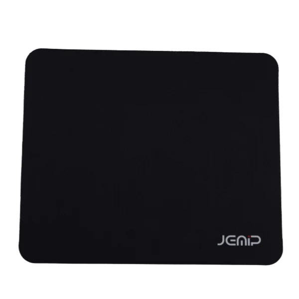 Mouse Pad Jemip Basic JP-MP01 - Superficie de Tela - Base Antideslizante - 20x24 cm - Negro