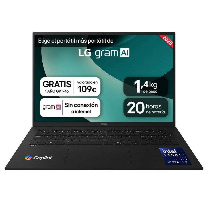 LG Gram 17ZD90T-G.AX88B- 17" - Intel Core Ultra 7-255H - 32GB - 1TB SSD - FreeDos