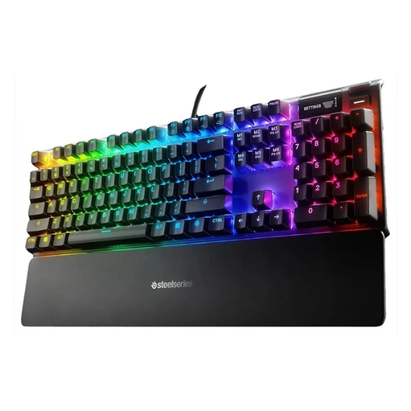 Teclado Gaming Mecánico SteelSeries Apex 7 Negro QX2 Red OLED RGB