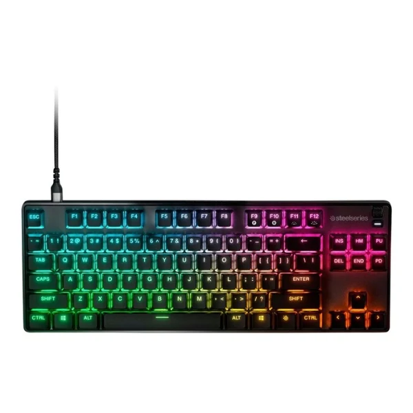 Teclado Gaming Mecánico SteelSeries Apex 9 TKL 80% Negro Óptico Hot-Swap