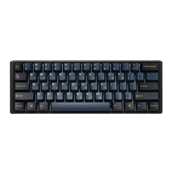 Teclado Gaming Cableado Ducky One 3 Mini Pro Nazca 8K RGB Mecánico 60% con Switches Cherry MX2A Brown - DKON2361ST-CBUS - Negro
