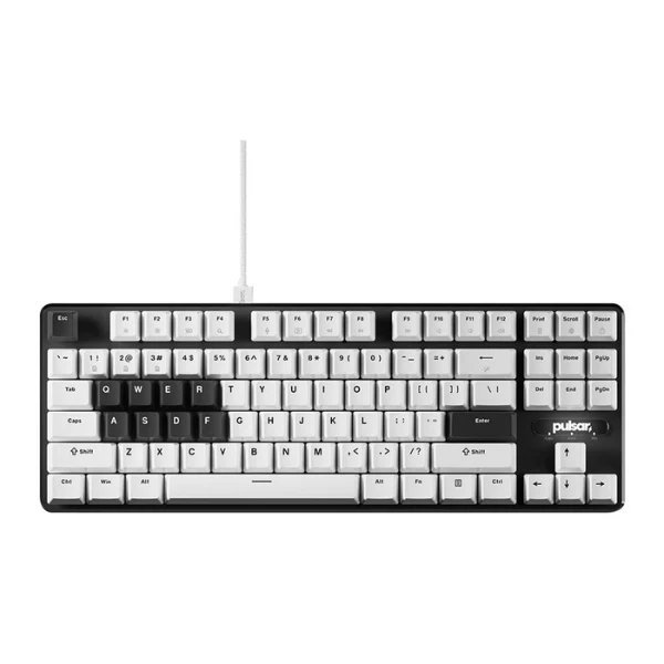 Teclado Gaming Cableado Pulsar PCMK 2 HE TKL RGB con Switches Magnéticos Hall Effect - PCMK2HE801W - Blanco