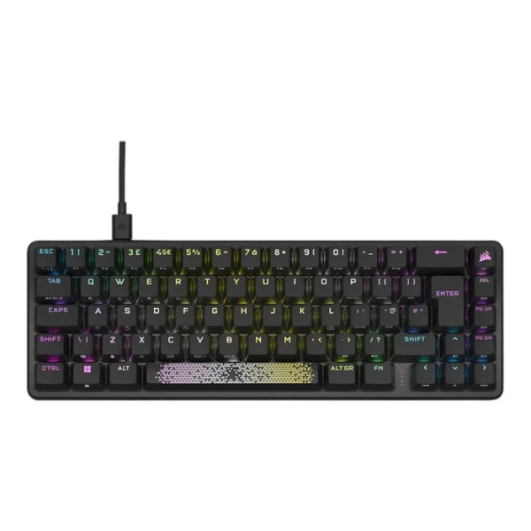 Teclado Mecánico Gaming Corsair K65 PRO MINI 65% Negro Óptico OPX