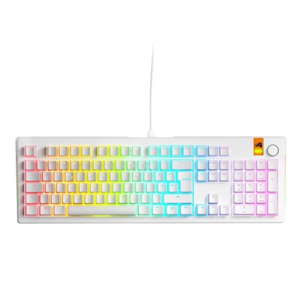 Teclado Magnético Hall Effect Glorious GMMK 3 HE 100% Blanco 8K Rapid Trigger