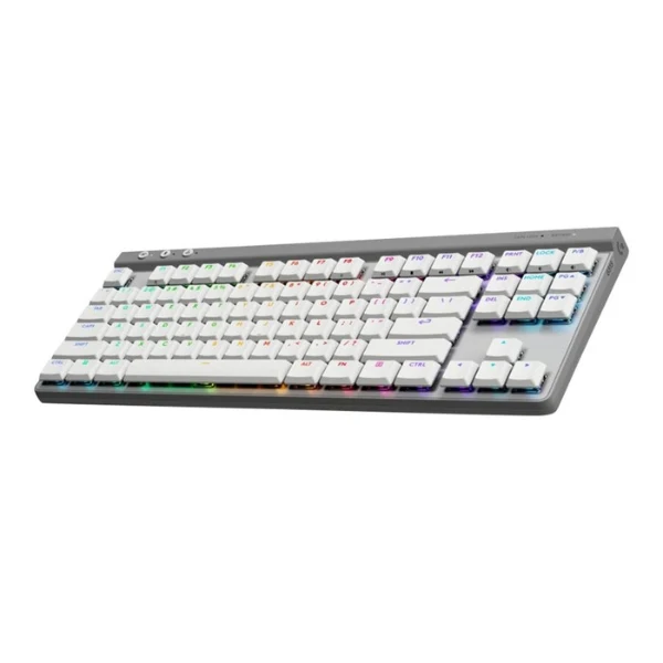 Teclado Gaming Inalámbrico Logitech G G515 Lightspeed TKL Blanco Táctil