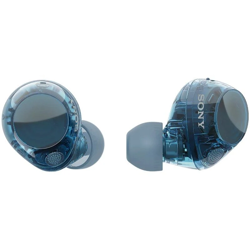 Sony WF-C710N Auriculares Bluetooth Cancelación de Ruido, Micrófono y Estuche Carga Rápida Azul Cristal