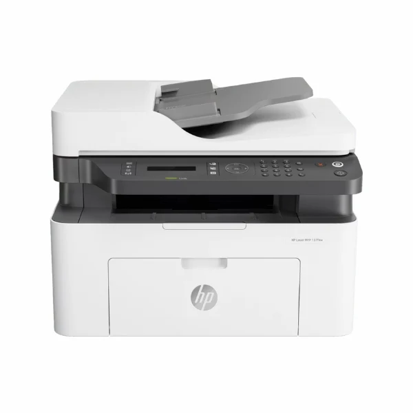 Impresora HP Laser MFP 137fnw Multifuncional - Láser - Monocromática - 21 ppm - WiFi+Ethernet - Fax - 4ZB84A