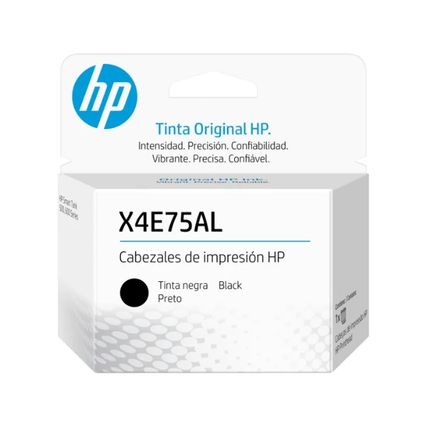 Cabezal de Impresión HP Inktank X4E75A Negro - Compatible Smart Tank - Instalación a presión - X4E75AL