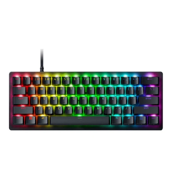 Teclado gamer Razer Huntsman V3 Pro Mini 60% cableado RGB Analog Optical Black - RZ03-04990200-R