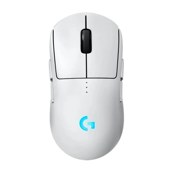 Mouse Gaming Inalámbrico Logitech PRO 2 LIGHTSPEED RGB Ambidiestro 32000 DPI con Sensor HERO 2 - 910-007290 - Blanco