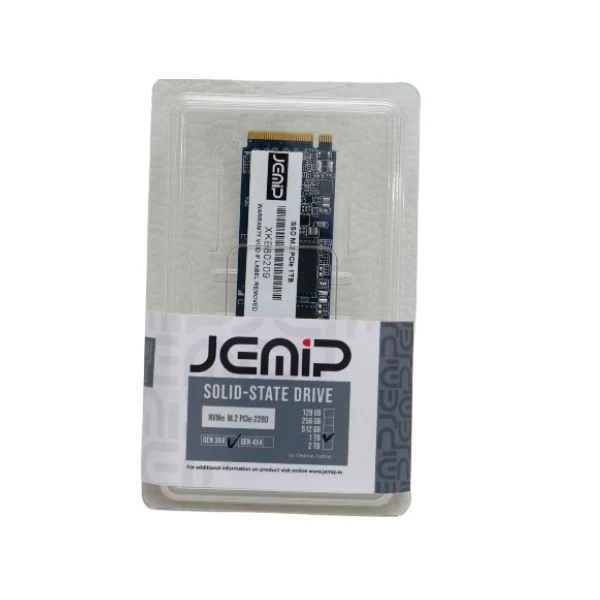 Disco Duro SSD Jemip Basic 1TB - M.2 2280 - PCIe - Empaque Retail