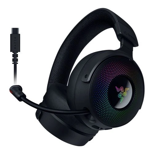 Audífonos Gaming Razer Kraken V4 Pro OLED Control Hub; Razer Sensa HD Haptics; 4 Modes of Connectivity
