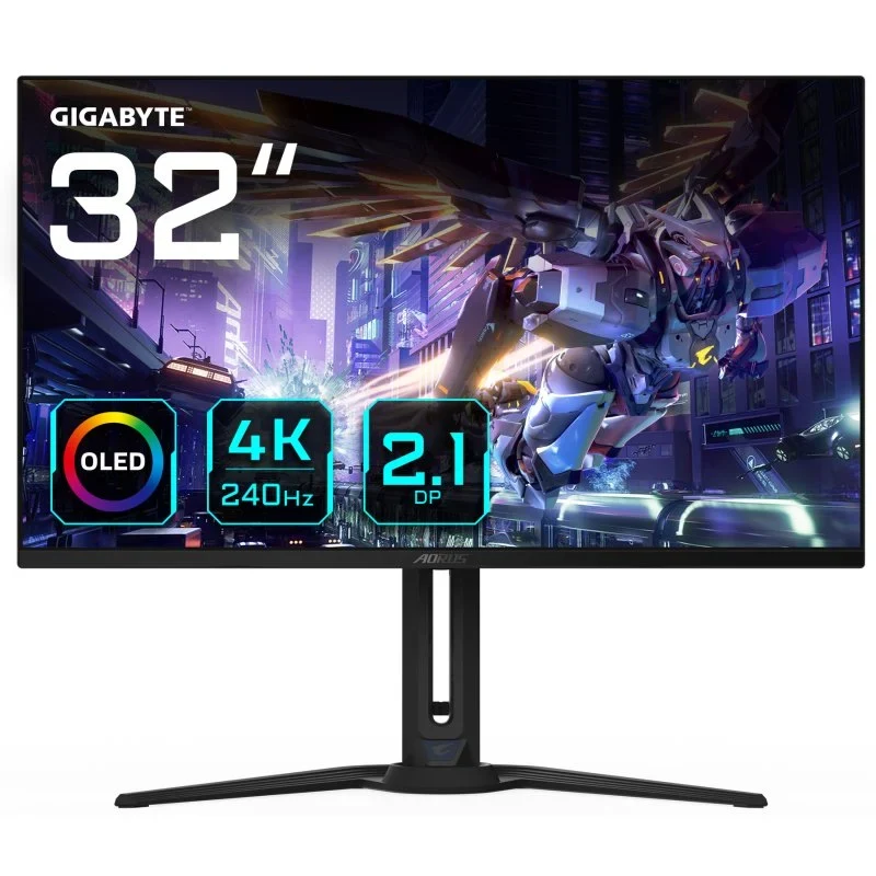 Monitor Gigabyte AORUS FO32U2P 31.5" QD-OLED UltraHD 4K 240Hz FreeSync Premium