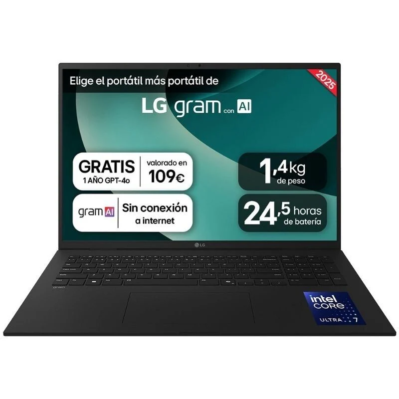 LG Gram 17Z90TL-G.AU88BN - 17" - Intel Core Ultra 7-258V - 32GB - 1TB SSD - W11
