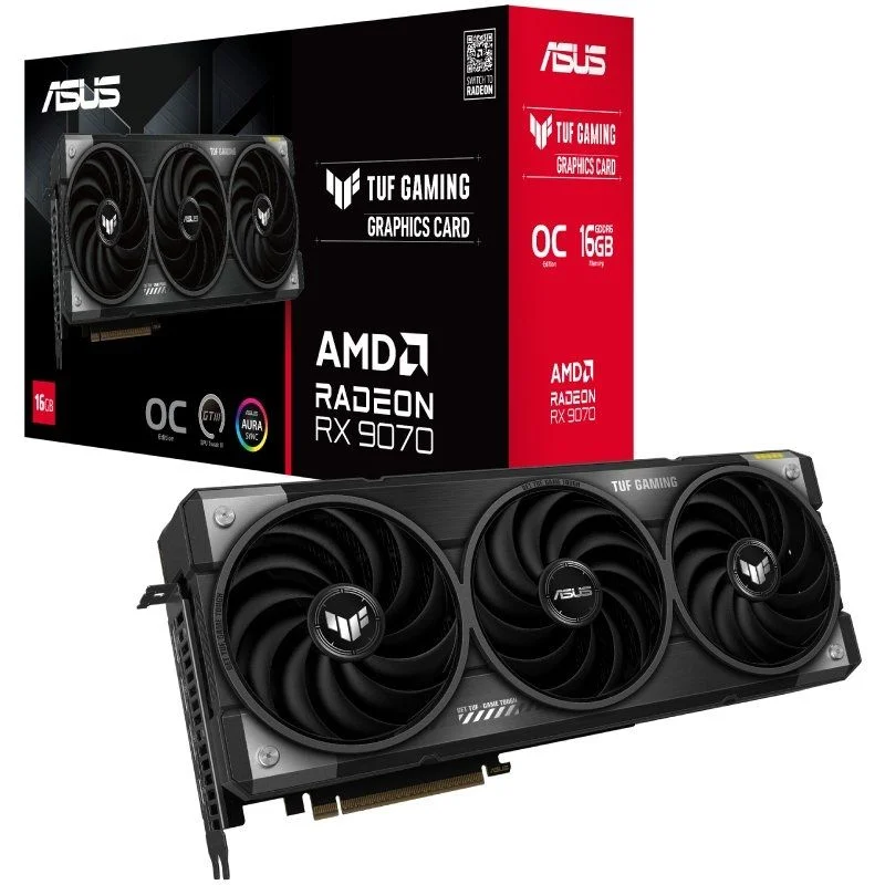 ASUS TUF Gaming Radeon RX 9070 OC 16GB GDDR6