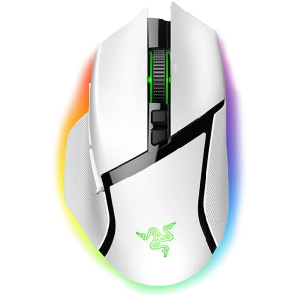 Mouse Gaming Razer Basilisk V3 Pro Wireless 30000DPI RGB - White Edition - RZ01-04620200-R