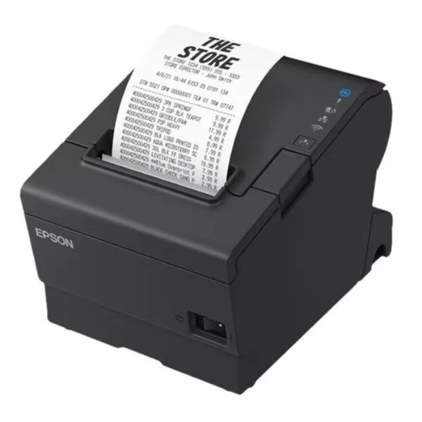 Impresora Epson Térmica Directa TM-T88VII - Monocromo - 500mm/s - 80mm/58mm - USB, Ethernet y Serial - C31CJ57012