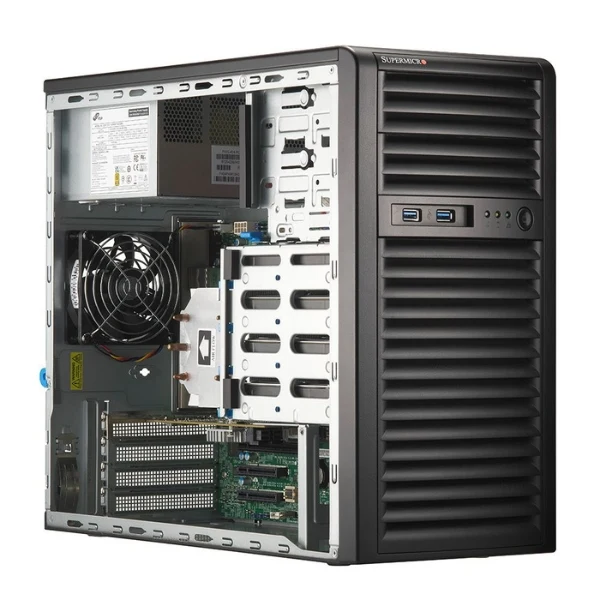 Servidor Supermicro SYS-531R-I Mini Tower - Intel Xeon 6333P - 16GB DDR5 ECC - 960GB NVMe Gen4 - IPMI