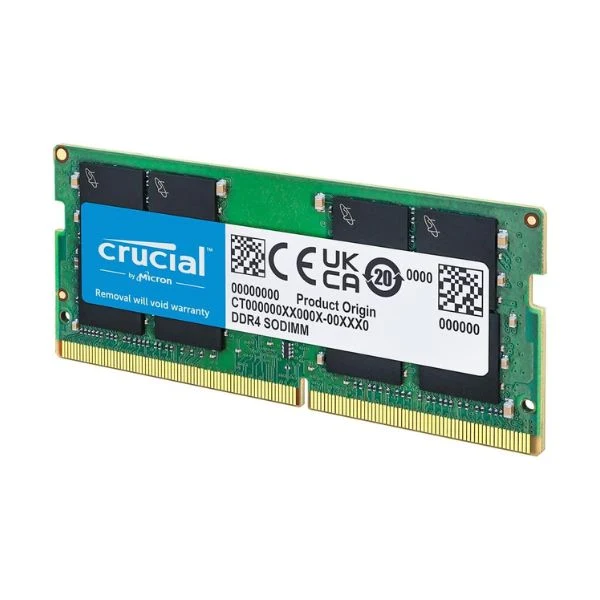 Memoria RAM Crucial 64GB (2x32GB) DDR4 3200MHz SODIMM – Para Laptop