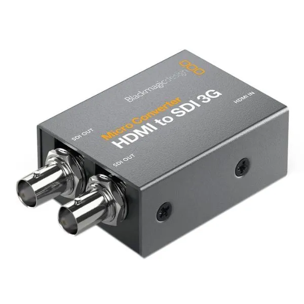 Adaptador Blackmagic Design Microconvertidor HDMI a SDI 3G – CONVCMIC/HS03G