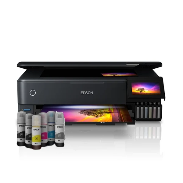 Impresora Epson EcoTank L8180 Multifuncional Tinta Continua - Inalámbrica - Color - 32 ppm Mono y 32 ppm Color - 5760 x 1440 dpi - C11CJ21301