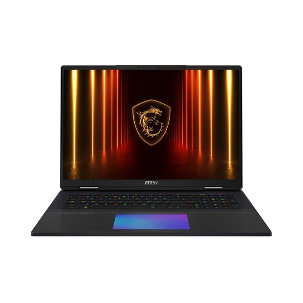 Laptop MSI Titan 18 HX AI A2XWJG-412US Intel Core Ultra 9 Series 2 285HX (2.1GHz) 64GB RAM 4TB SSD 18" NVIDIA GeForce RTX 5090 24GB GDDR7 Core Black