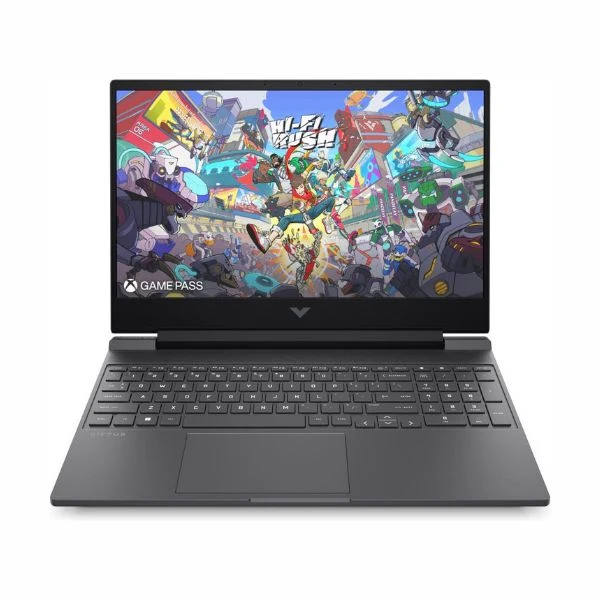 Laptop Gaming HP Victus 15 AMD Ryzen 5-7535HS Pantalla 15.6" FHD 144Hz - 8GB DDR5 - 512GB SSD - AMD Radeon RX 6550M 4GB - 15-FB2063