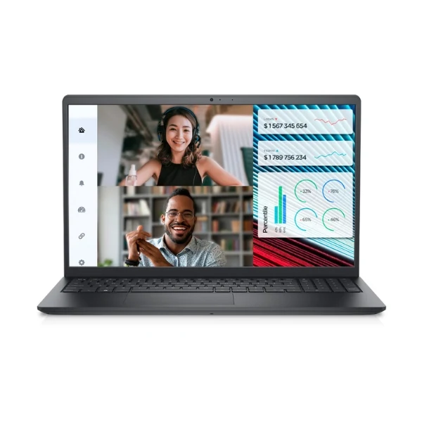 Laptop Dell Vostro 3520 Intel Core i7-1255U Pantalla 15.6" FHD - Negro Carbón - 16GB RAM - 512GB SSD - FreeDOS - VOS3520I78512