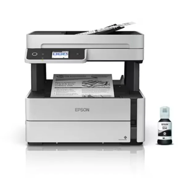 Impresora Epson EcoTank M3180 Multifuncional Tinta Continua - Inalámbrica - Monocromo - 39 ppm - ADF - 1200 x 2400 dpi - C11CG93301