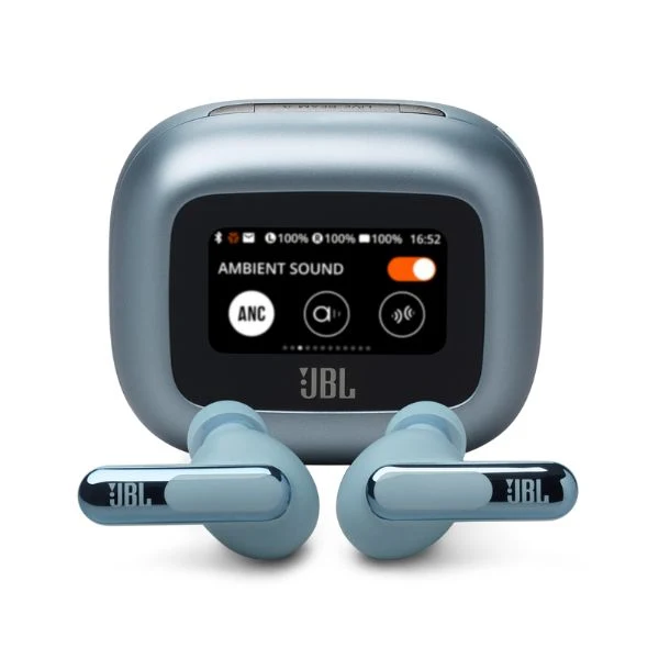 Audífonos Bluetooth JBL Live Beam 3 True Wireless con Cancelación Activa de Ruido – Plateados