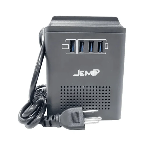 Regulador Jemip JP-AVR79-600 - AVR 600VA - 300W - 4 USB - 4 Tomas